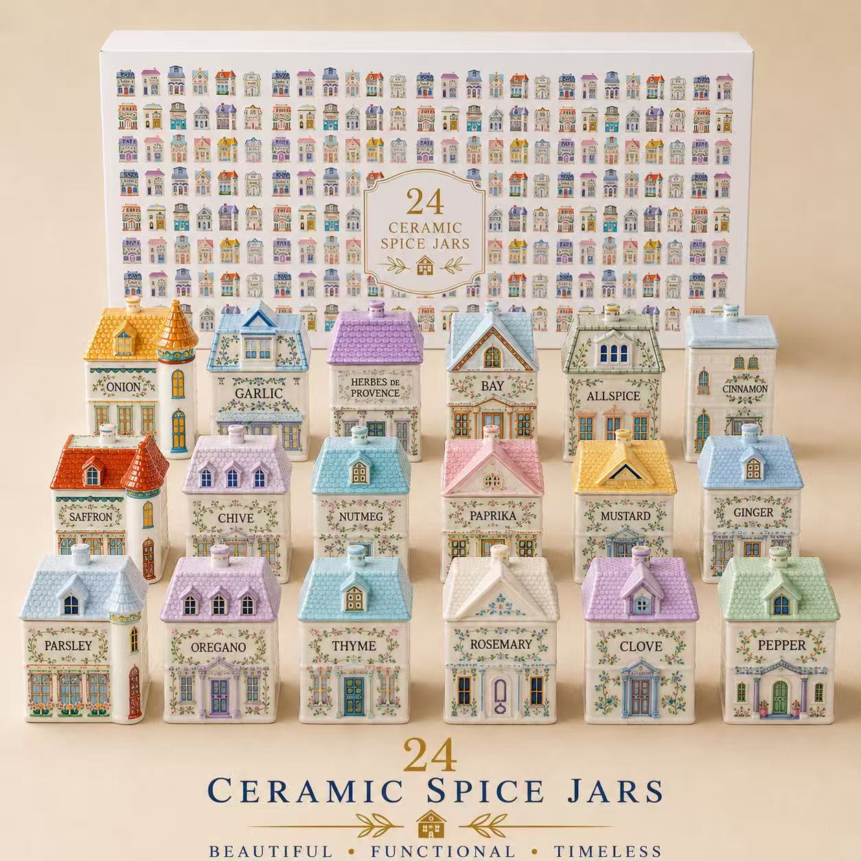 Village Spices House Collection - 12 Pieces